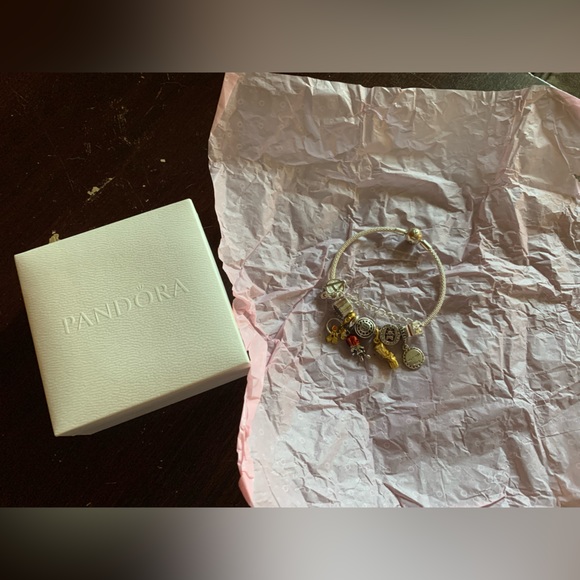 Pandora Moments Mesh Bracelet w/ NEW Marvel Themed Charms Bracelet - Picture 3 of 16